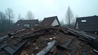 Todesfall durch Dachsturz: Medienberichte zur Unwetterkatastove in Glückstadt
