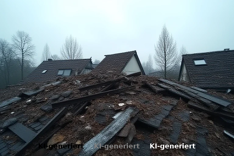 Todesfall durch Dachsturz: Medienberichte zur Unwetterkatastove in Glückstadt