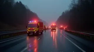Tödliche Kollision in Niedersachsen: Rettungskräfte bei Massenunfall im Einsatz