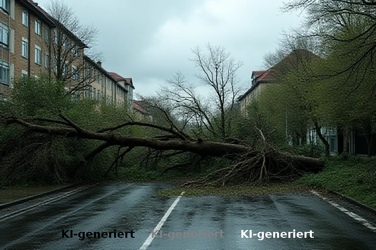 Tödlicher Baumsturz und Chaos: Unwetterlage in Sachsen, Stuttgart und Hamburg