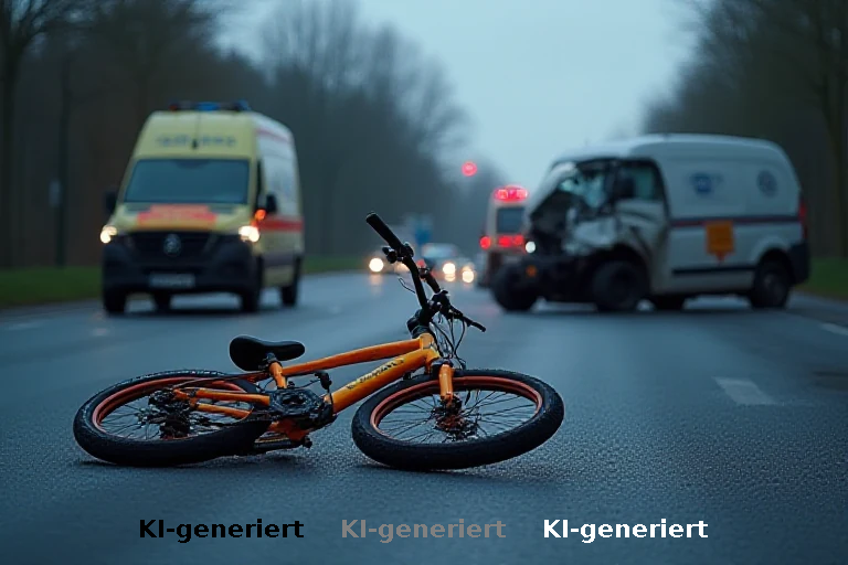 Tödlicher Unfall in der Wetterau: Spur auf orange-gelben Radfahrer