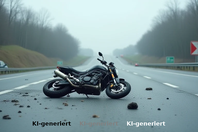 Tödlicher Zusammenstoß auf der B156: Motorradfahrer verliert bei Gruppenfahrt das Leben