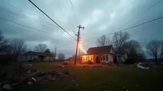 Tornado in Wisconsin: Video dokumentiert Stromausfall und Sachschäden