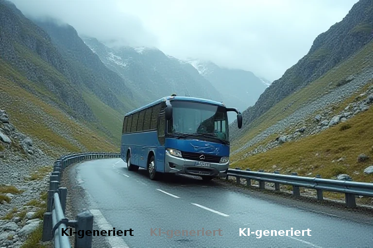 Tragödie im Graubünden: Reisebus verliert Kontrolle, fünf Personen sterben