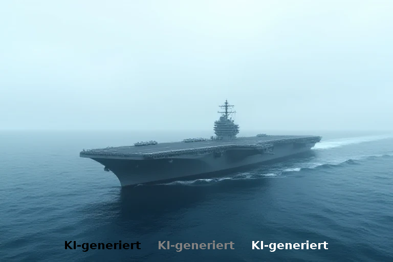 Trump verteidigt Marineeinsatz trotz Versorgungsproblemen auf dem Flugzeugträger