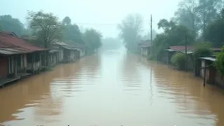 Überschwemmung in Assam: Lahorijan lahmgelegt
