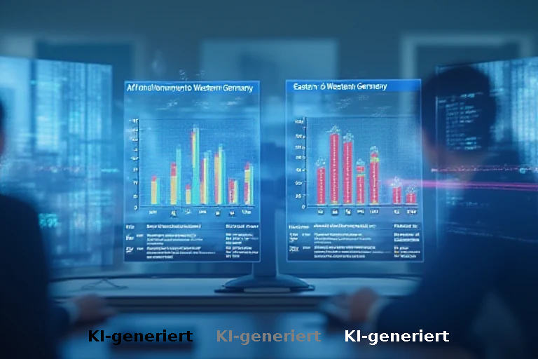 Umfrageergebnisse zur AfD-Regierungsbildung in Ost und West