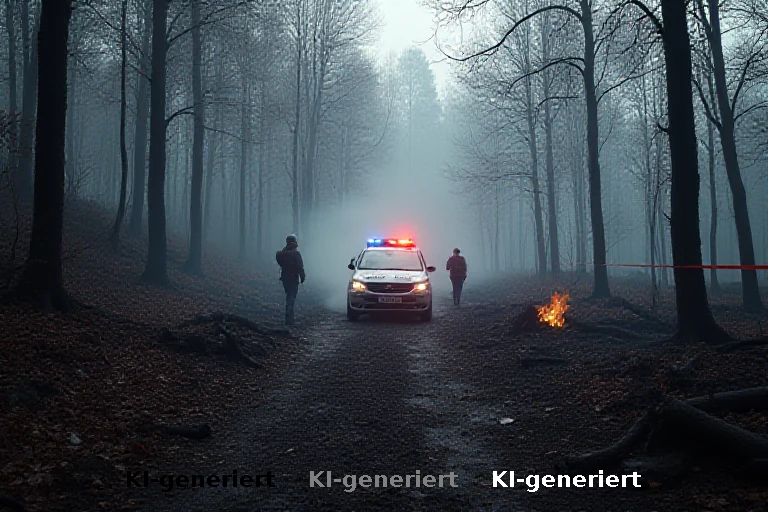 Unachtsamkeit im Wald: Polizei sucht Brandstifter nach fast katastrophalem Vorfall