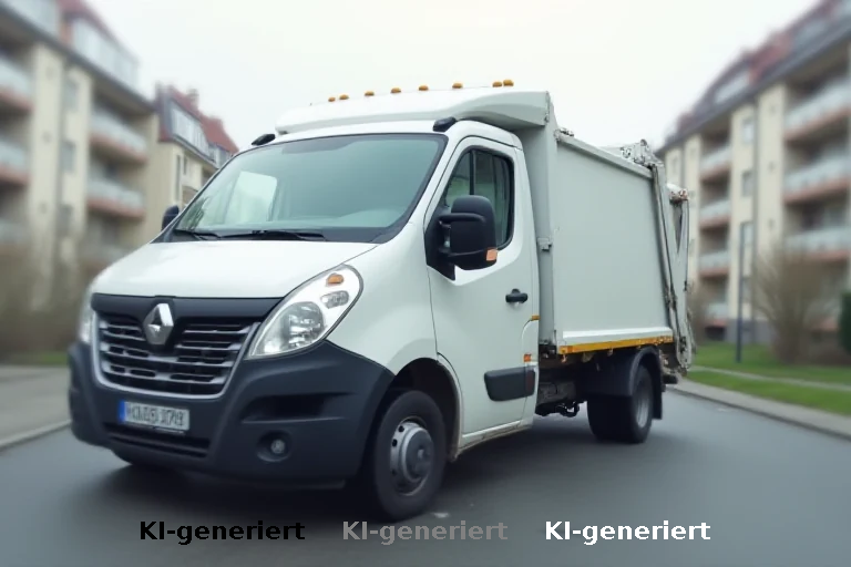 Unfallflucht in Donauwörth: Müllwagen-Fahrer lässt 5000 Euro Schaden zurück