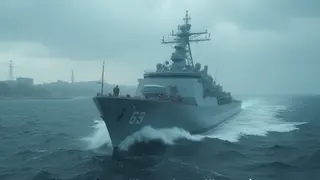 US-Kriegsschiff kehrt heim, während Deutschland und USA mit Sturmschäden kämpfen