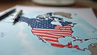 USA: Trump zeigt Landkarte Grönland und Kanada als Teil der USA?