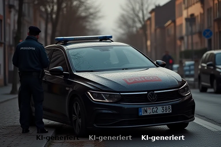 Vandalismus in Friedberg: Unbekannter flieht nach Kollision mit parkendem Fahrzeug
