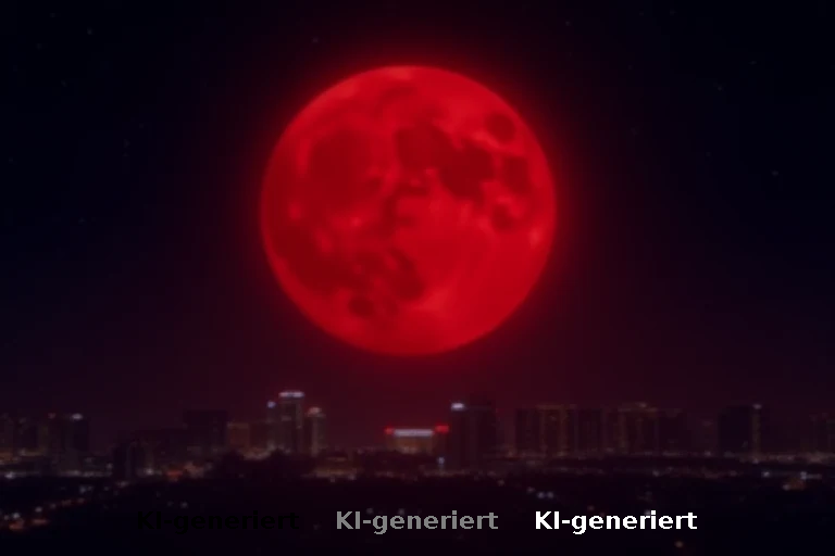 Vegas als Beobachtungsstandort: Vollmond durchzieht den Erdschatten