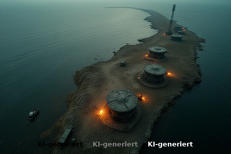Vereinigte Staaten greifen iranische Raketenstellungen auf Larak-Insel an