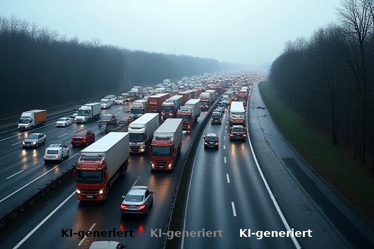 Verkehrskollaps durch Ferienende und Lkw-Lockerungen
