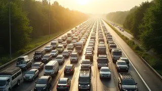 Verkehrskollaps im Sommer: Staus als unvermeidbare Folge der Ferienstruktur