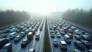 Verkehrskollaps in der Ferienzeit: Autobahnsperrung am Hermsdorfer Kreuz verschärft Staugefahr