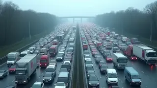 Verkehrskollaps in Hamburg: Liveticker dokumentiert massiven Stau auf der A7