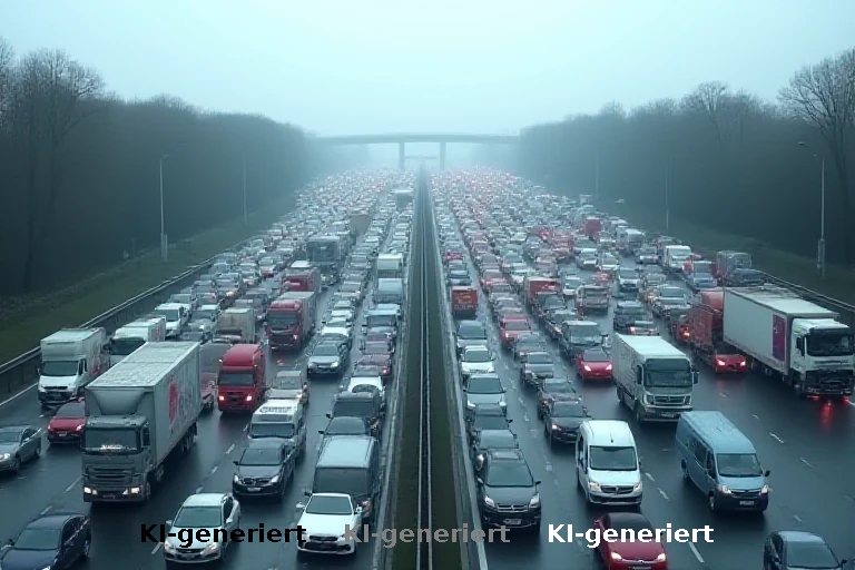 Verkehrskollaps in Hamburg: Liveticker dokumentiert massiven Stau auf der A7