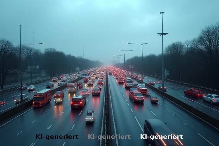 Verkehrskollaps in Hamburg: Liveticker dokumentiert Staus und Unfälle