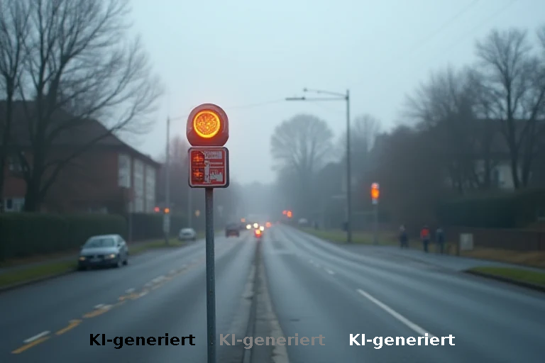 Verkehrssicherheitsmaßnahme in Velbert: Überholverbot bei Warnblinklicht