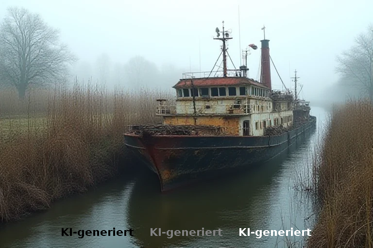 Verlassenes Frachtschiff am Silokanal: Behördenstreit um Zuständigkeit und Hygiene