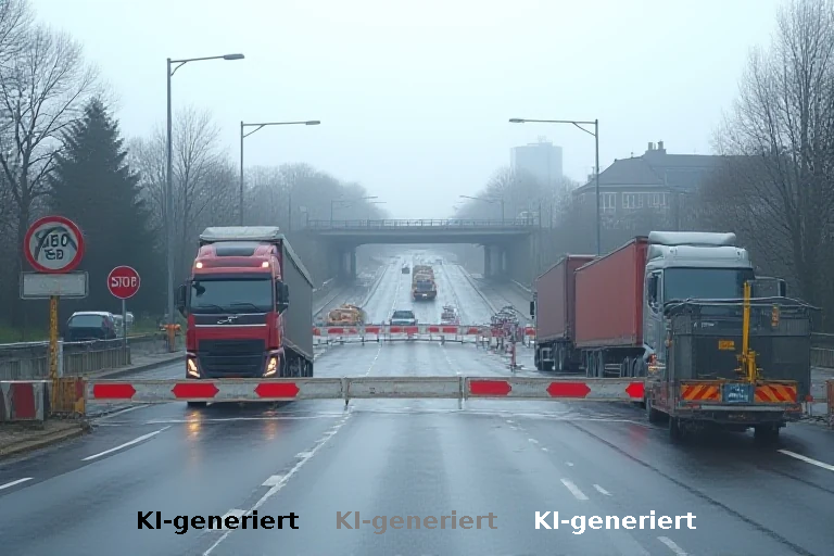 Verschärfte Brückensperrung in Augsburg: Busverkehr fällt weg, Lkw umgeleitet