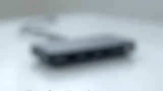 Vielseitiger USB-C-Hub mit 4K-Unterstützung und stabiler Netzwerkanbindung