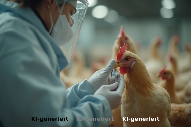 Vogelgrippe-Impfkampagne: Regierung schützt Geflügel in Gefangenschaft