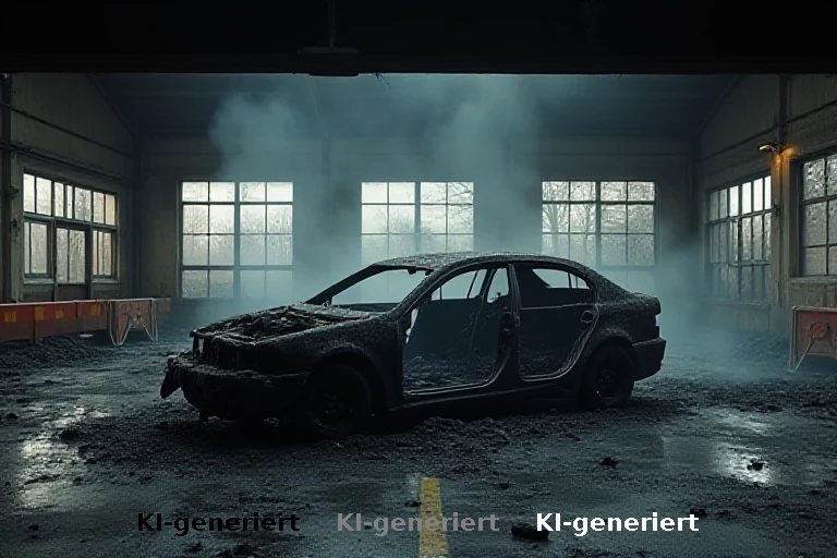 Vollbrand in Darmstädter Autohaus: Ursache und Schaden unklar