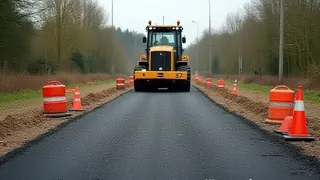 Vollsperrung der St2213 im Ries: Asphaltdeckschicht wird erneuert