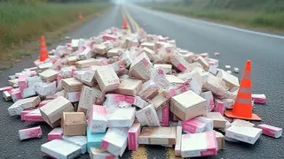 Vollständiger Ladungsdiebstahl von Kosmetikartikeln auf der A2