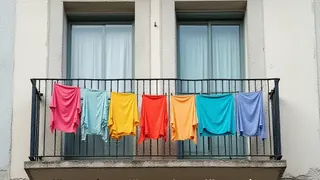Wäsche auf dem Balkon: Lokale Verordnungen drohen mit hohen Bußgeldern