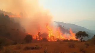 Waldbrand bei Villa de Leyva: Bedrohung für Ökosystem und Tourismus