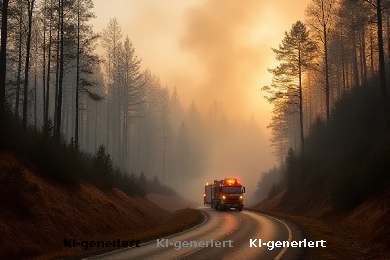 Waldbrand im Saarland: Einsatzkräfte ringen mit schwierigem Gelände und Löschwassermangel