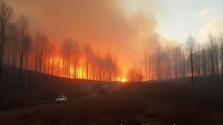 Waldbrand in Plauen: Einsatzkräfte reduzieren, Warnung vor Feuerwerk bleibt folgenlos