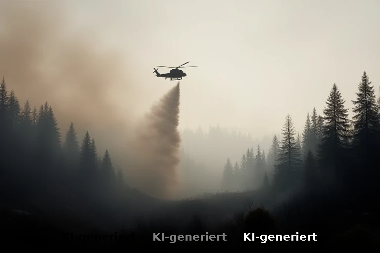 Waldbrandbekämpfung: Bundeswehr hilft in Belgien gegen Waldbrand