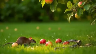 Warum Apfelbäume im Garten Ratten und Schlangen anziehen