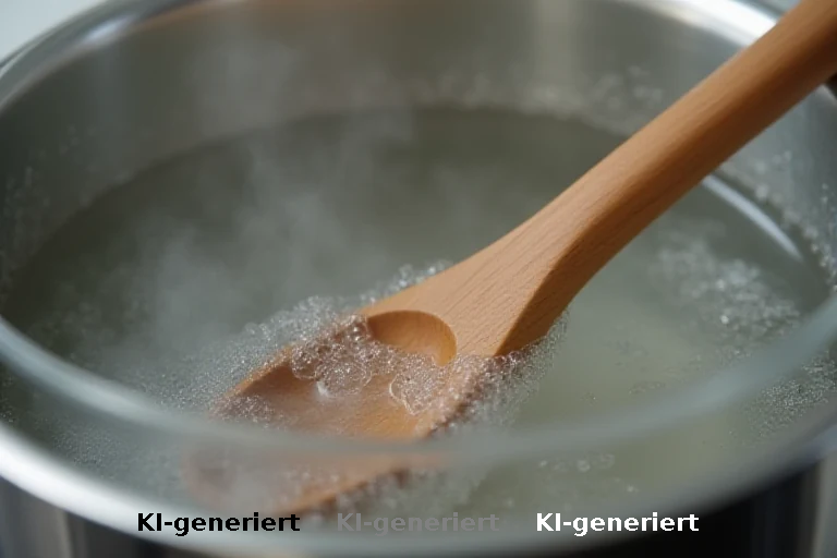 Warum ein Holzlöffel das Überkochen beim Kochen verhindert