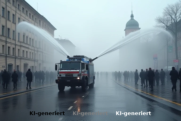 Wasserkanonen gegen GenZ-Proteste: Eskalation bei Demonstrationen in deutschen Großstädten