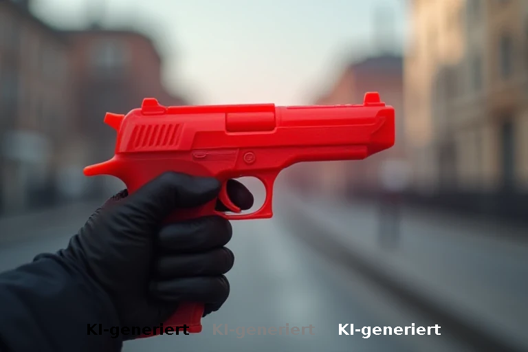 Wasserpistole als Drohgebärde: Polizei warnt vor simulierten Waffen