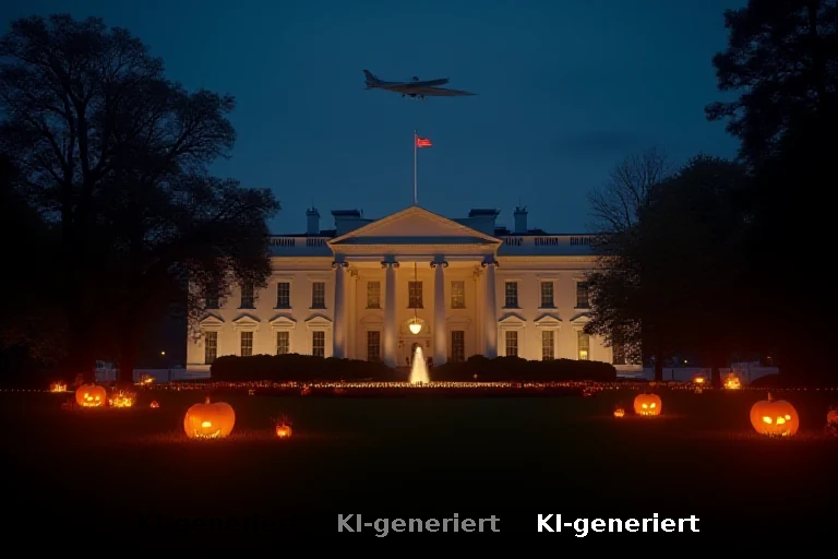 Weißes Haus inszeniert Halloween-Event mit 6.000 Besuchern und Luftwaffen-Auftritt