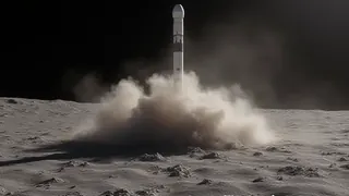 Weltraumschrott trifft Mond: SpaceX-Raketenstufe zerschellt auf der Mondoberfläche