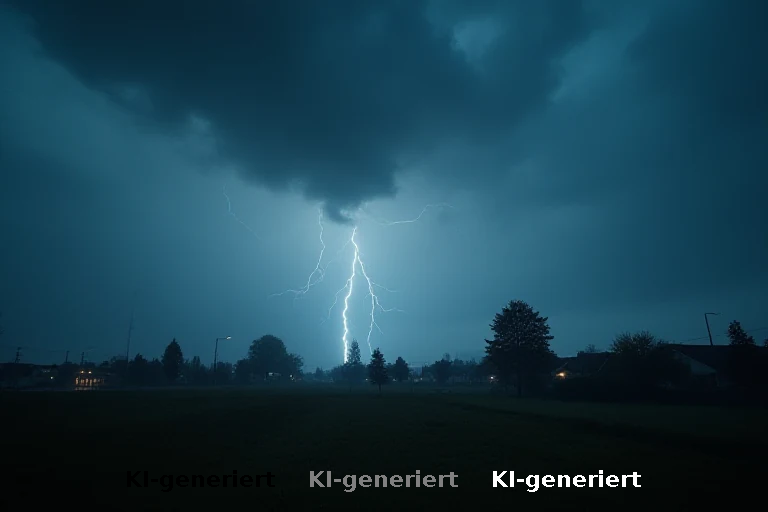 Wetterdienst warnt vor heftigen Gewittern nach letztem Hitzetag