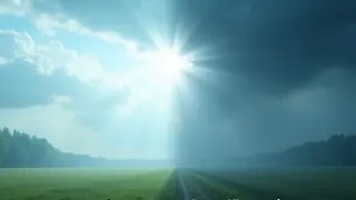 Wetterlage: Sonne im Westen, Wolken und Regen im Osten