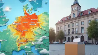 Wettervorhersage und politische Landtagswahl in Sachsen-Anhalt