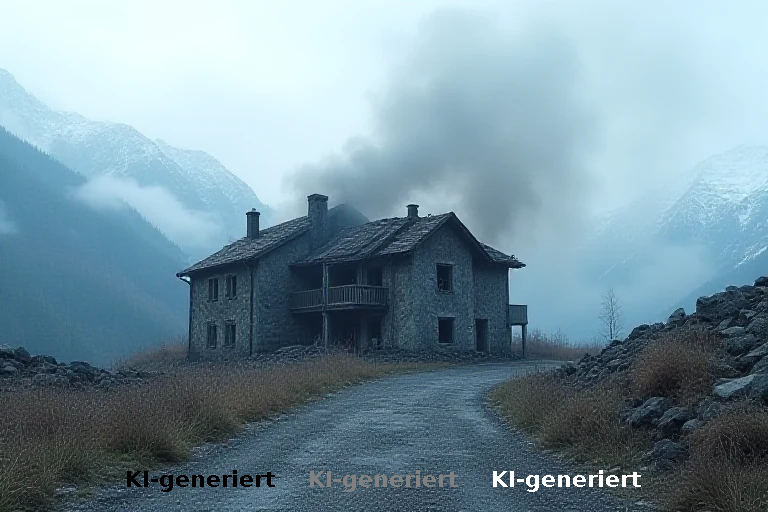 Wiederkehrender Brand im verfallenden Berghotel: Zwischen Nostalgie und Baufälligkeit