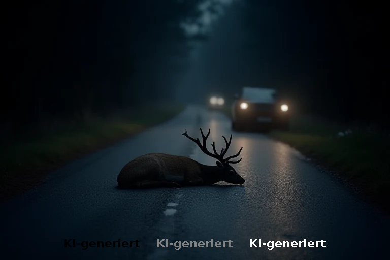 Wildunfall bei Wächtering: Reh getötet, Fahrer unverletzt