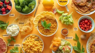 Wochenplan für entzündungshemmende Ernährung: Fokus auf Ballaststoffe und Gewürze