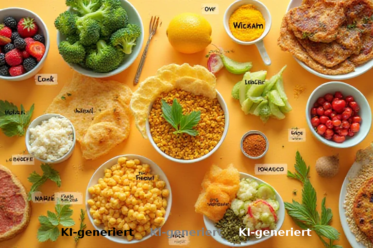 Wochenplan für entzündungshemmende Ernährung: Fokus auf Ballaststoffe und Gewürze